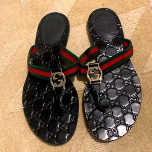 Gucci interlocking GG thong sandals